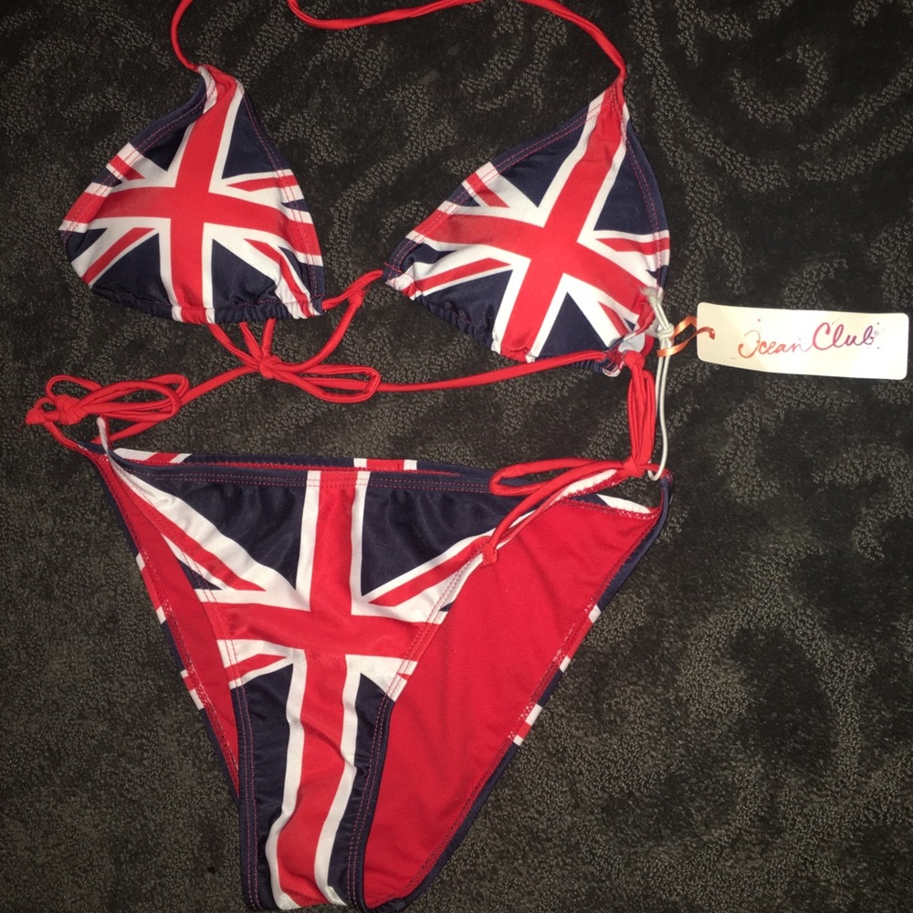 two piece women’s bathing suit